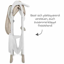 Hochstuhl Mimzy Snacker ab 6 Monate nutzbar klein faltbar nur 6,3 kg leicht - Taupe - Kollektion 2025
