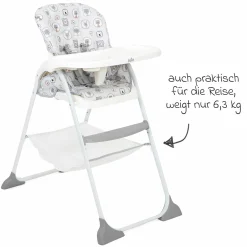 Hochstuhl Mimzy Snacker ab 6 Monate nutzbar klein faltbar nur 6,3 kg leicht - Portrait
