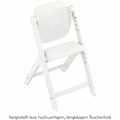 Hochstuhl Nesta ab 3,5 Jahre - 99 Jahre langlebig und nachhaltig - White - Kollektion 2025