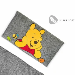 Hochstuhlauflage & Sitzverkleinerer - Disney Deluxe - Winnie Pooh Grey