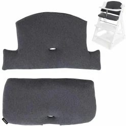 Hochstuhlauflage Deluxe - Select Line - Jersey Charcoal