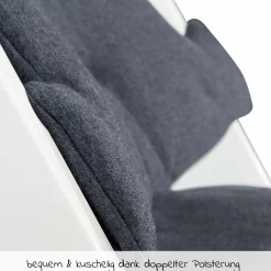 Hochstuhlauflage Deluxe - Select Line - Jersey Charcoal