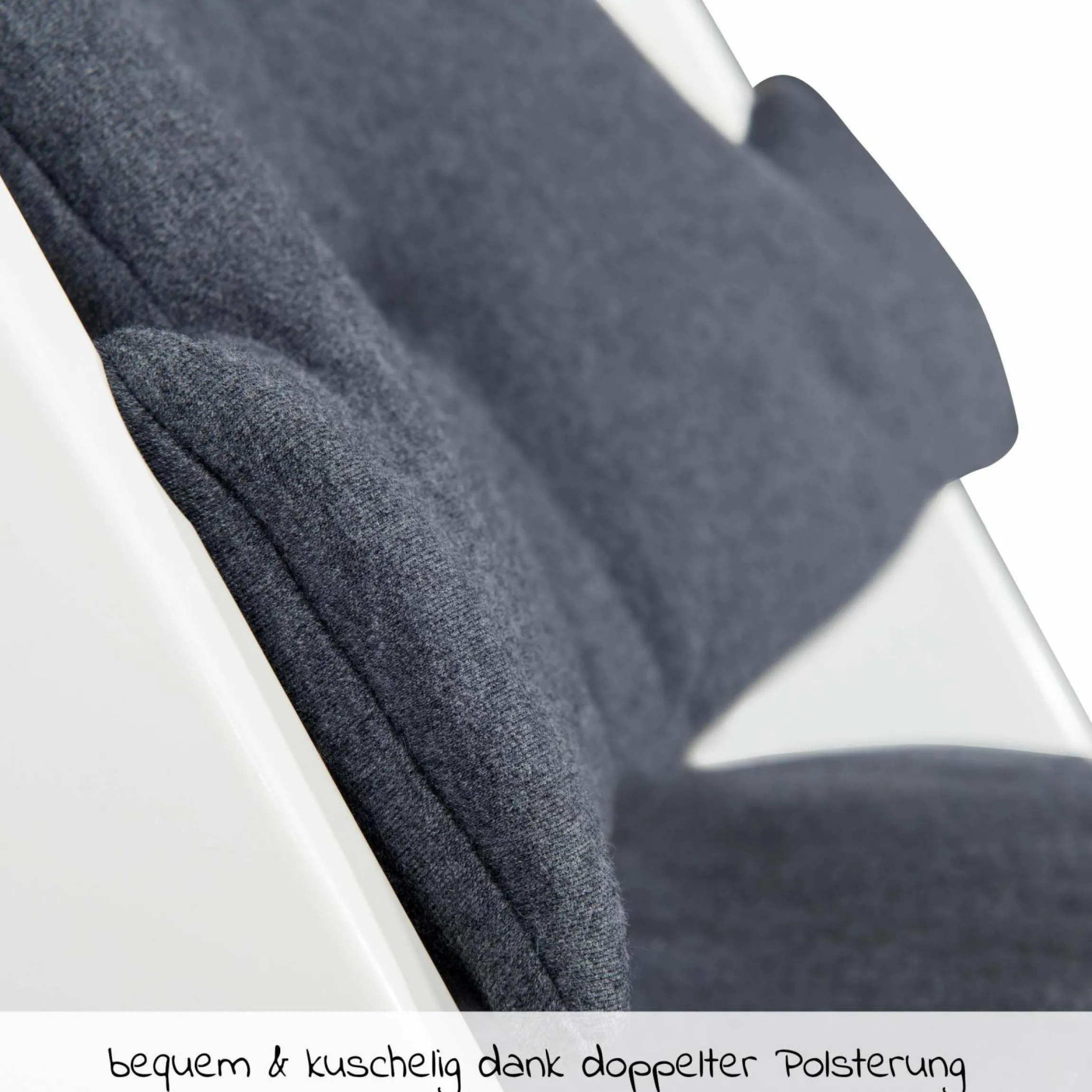 Hochstuhlauflage Deluxe - Select Line - Jersey Charcoal