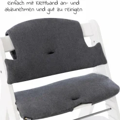 Hochstuhlauflage Deluxe - Select Line - Jersey Charcoal