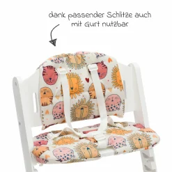 Hochstuhl-Bezug für Pia extraweich & waschbar - Löwe - Bunt