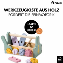 Holz Werkzeugkiste für Kleinkinder - Learn to Repair