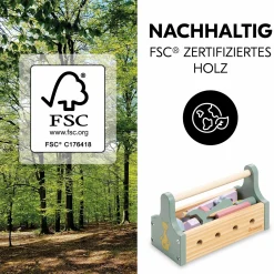 Holz Werkzeugkiste für Kleinkinder - Learn to Repair