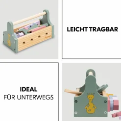Holz Werkzeugkiste für Kleinkinder - Learn to Repair