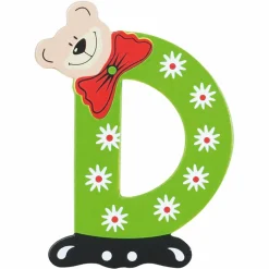 Holzbuchstabe D - Bär