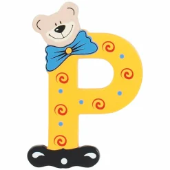 Holzbuchstabe P - Bär