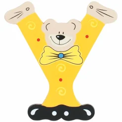 Holzbuchstabe Y - Bär