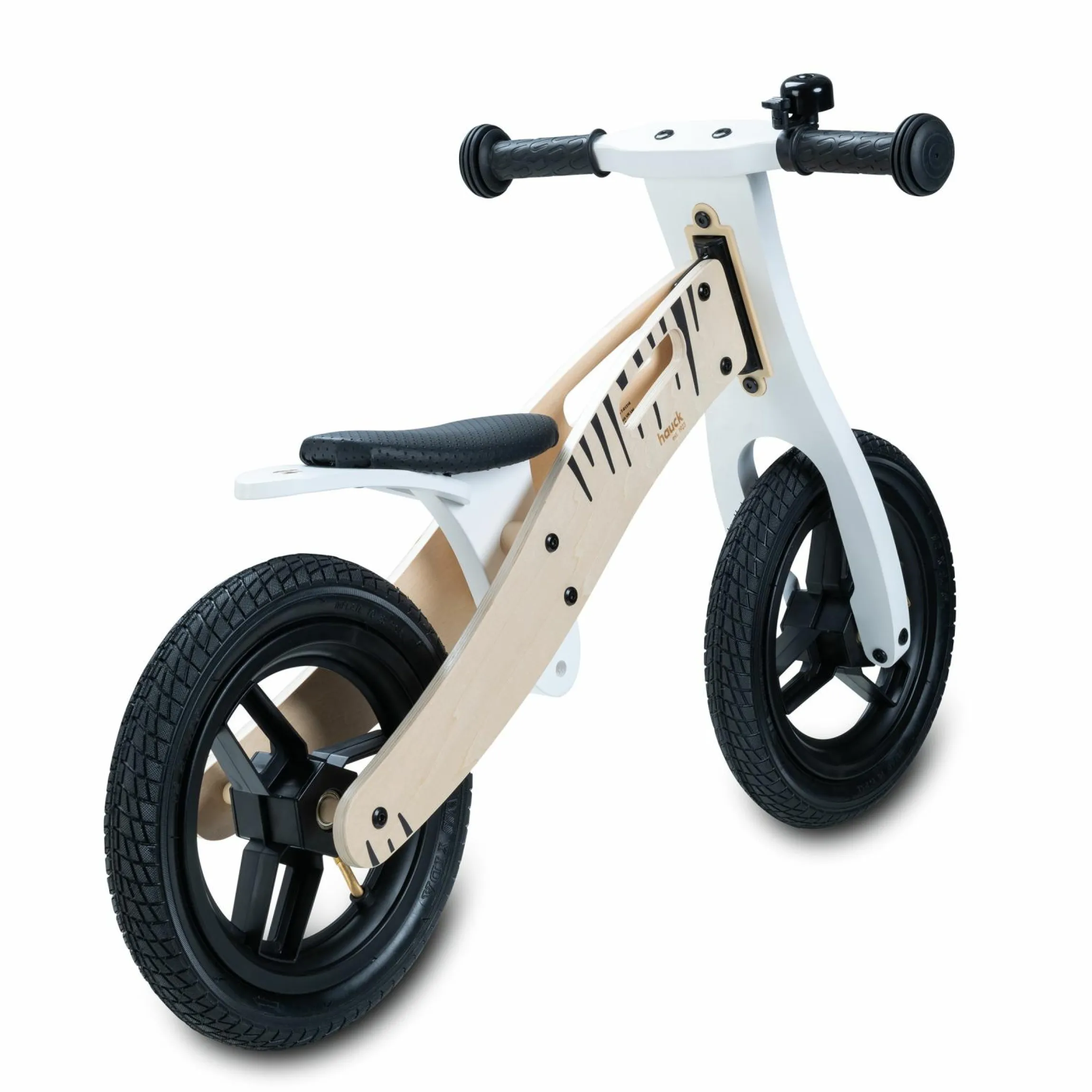Holz-Laufrad Balance N Ride mit Lufträdern & verstellbarem Sitz (ab 18 Monate) - Zebra