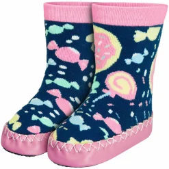 Hüttenschuh - Bonbons Marine Rosa - Gr. 20/21