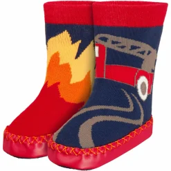 Hüttenschuh - Feuerwehr Marine Rot - Gr. 20/21