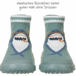 Hüttenschuh Adventure-Socks - Hai - Gr. 23/24