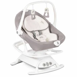 2in1 Babyschaukel Sansa ab Geburt - 9 kg abnehmbarer Sitz als Babywippe nutzbar - Fern