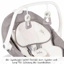 2in1 Babyschaukel Sansa ab Geburt - 9 kg abnehmbarer Sitz als Babywippe nutzbar - Fern