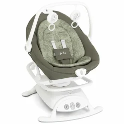 2in1 Babyschaukel Sansa ab Geburt - 9 kg abnehmbarer Sitz als Babywippe nutzbar - Palms - Kollektion 2025
