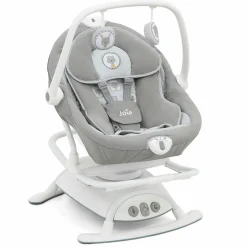2in1 Babyschaukel Sansa ab Geburt - 9 kg abnehmbarer Sitz als Babywippe nutzbar - Portrait