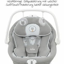 2in1 Babyschaukel Sansa ab Geburt - 9 kg abnehmbarer Sitz als Babywippe nutzbar - Portrait