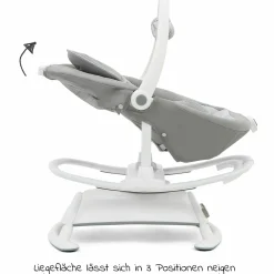 2in1 Babyschaukel Sansa ab Geburt - 9 kg abnehmbarer Sitz als Babywippe nutzbar - Portrait