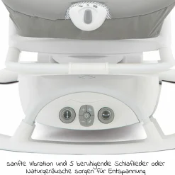 2in1 Babyschaukel Sansa ab Geburt - 9 kg abnehmbarer Sitz als Babywippe nutzbar - Portrait