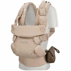 4in1 Babytrage CUDL Luxe für Neugeborene ab 3,5 kg bis 16 kg einsetzbar mit 4 Tragepositionen, Klickverschluss inkl. Zubehör - Pearl - Kollektion 2025