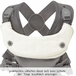 3in1 Babytrage Savvy Lite für Neugeborene ab 3,5 kg bis 14 kg einsetzbar mit 3 Tragepositionen - Cobblestone - Kollektion 2025