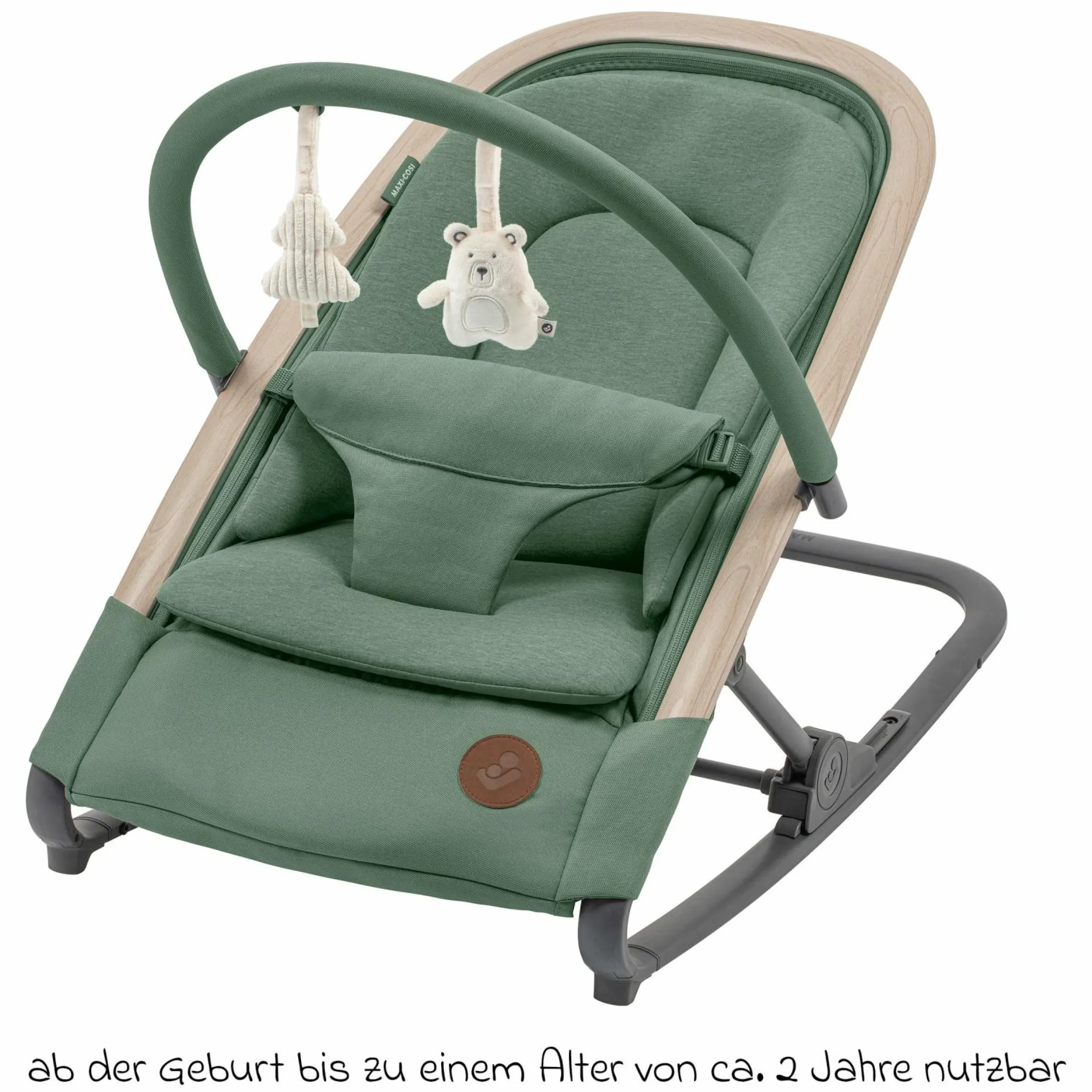 2-in-1 Babywippe Kori ab der Geburt mit Neugeborenen-Inlay nur 2,3 kg leicht - Beyound - Green Eco - Kollektion 2025