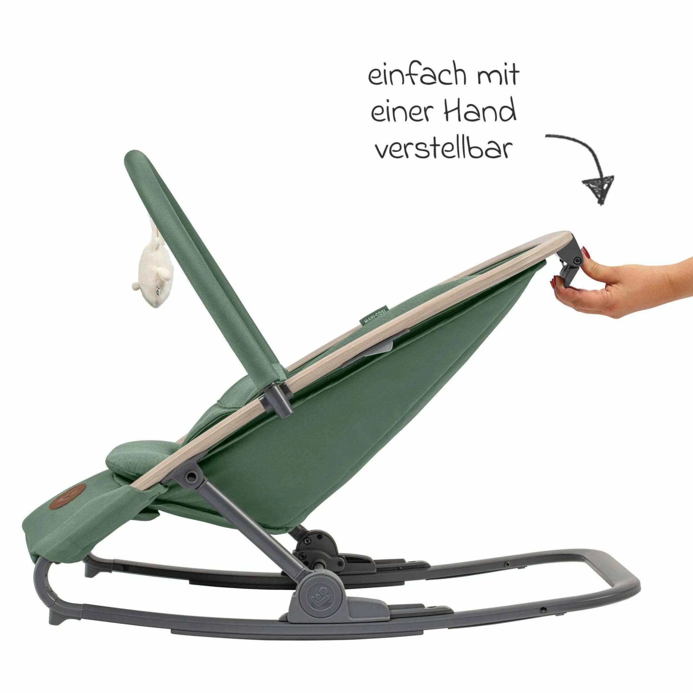 2-in-1 Babywippe Kori ab der Geburt mit Neugeborenen-Inlay nur 2,3 kg leicht - Beyound - Green Eco - Kollektion 2025