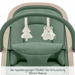 2-in-1 Babywippe Kori ab der Geburt mit Neugeborenen-Inlay nur 2,3 kg leicht - Beyound - Green Eco - Kollektion 2025