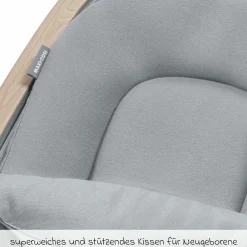 2-in-1 Babywippe Kori ab der Geburt mit Neugeborenen-Inlay nur 2,3 kg leicht - Beyound - Grey Eco - Kollektion 2025
