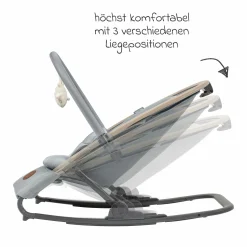 2-in-1 Babywippe Kori ab der Geburt mit Neugeborenen-Inlay nur 2,3 kg leicht - Beyound - Grey Eco - Kollektion 2025