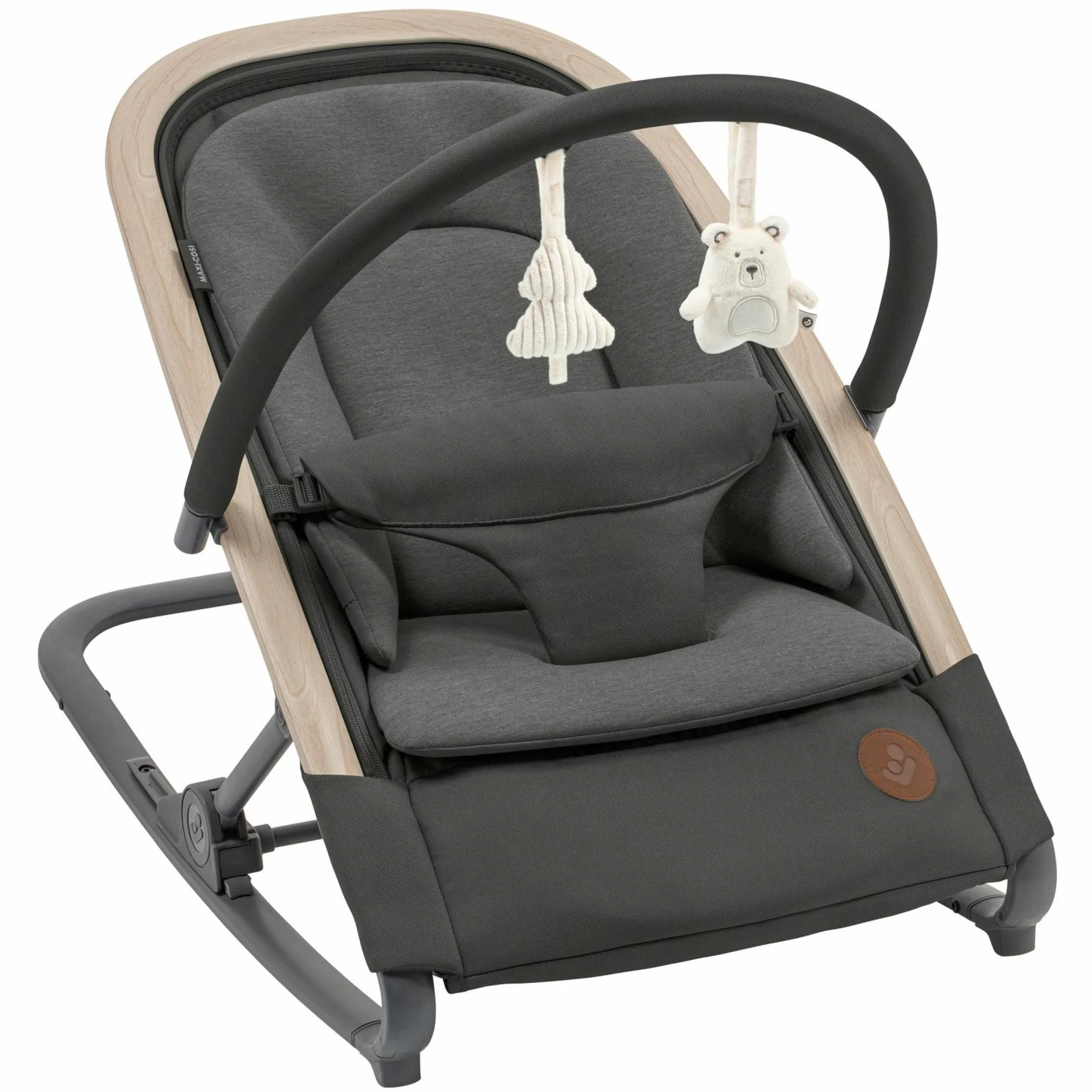 2-in-1 Babywippe Kori ab der Geburt mit Neugeborenen-Inlay nur 2,3 kg leicht - Beyound - Graphite Eco - Kollektion 2025