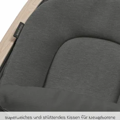 2-in-1 Babywippe Kori ab der Geburt mit Neugeborenen-Inlay nur 2,3 kg leicht - Beyound - Graphite Eco - Kollektion 2025