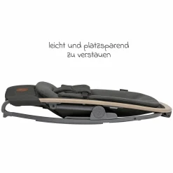 2-in-1 Babywippe Kori ab der Geburt mit Neugeborenen-Inlay nur 2,3 kg leicht - Beyound - Graphite Eco - Kollektion 2025