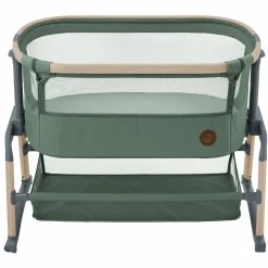 2-in-1 Beistellbett Iora Air mit Schaukelfunktion, atmungsaktive Stoffe, klappbar, inkl. Matratze & Reisetasche - Beyond Green - Kollektion 2025