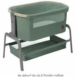 2-in-1 Beistellbett Iora klappbar, inkl. Matratze & Reisetasche - Beyound - Green Eco - Kollektion 2025