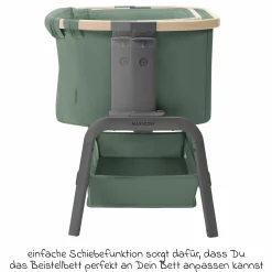 2-in-1 Beistellbett Iora klappbar, inkl. Matratze & Reisetasche - Beyound - Green Eco - Kollektion 2025