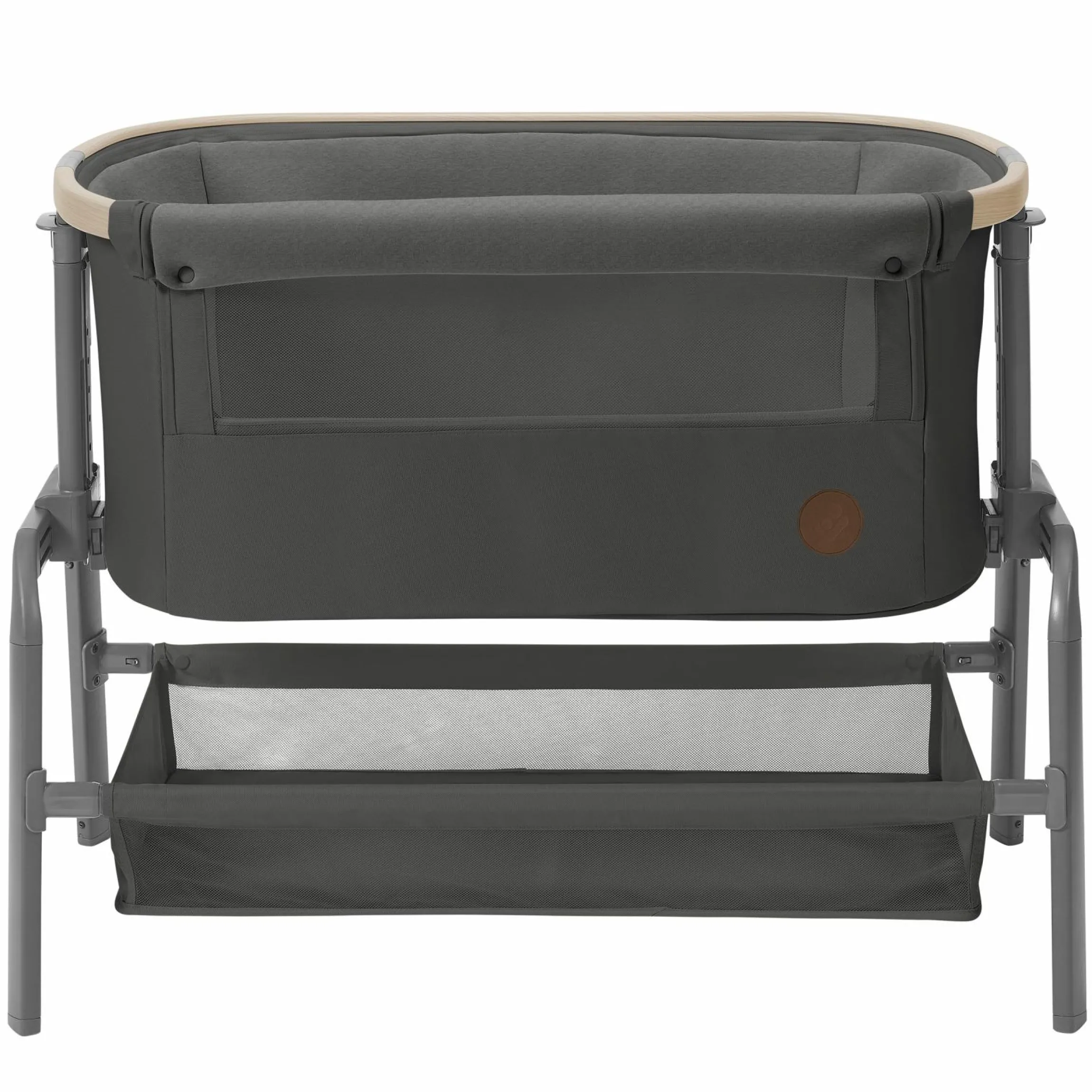 2-in-1 Beistellbett Iora klappbar, inkl. Matratze & Reisetasche - Beyound - Graphite Eco - Kollektion 2025