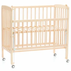 2in1 Beistellbett, Stubenbett Nino (auch für Boxspringbetten geeignet) - Natur