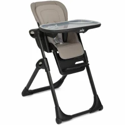 2in1 Hochstuhl Mimzy Recline Wippe und Hochstuhl in einem ab Geburt nutzbar mit Liegeposition - Hazelnut - Kollektion 2025