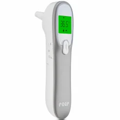 3in1 Infrarot-Fieberthermometer Colour EarTemp für Ohrmessung - Weiß Grau - Kollektion 2024