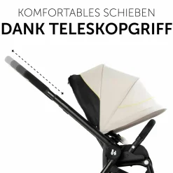 3in1 Kinderwagen-Set Move so Simply Trio Set inkl. Maxi-Cosi i-Size Pebble Pro - Beige Neon
