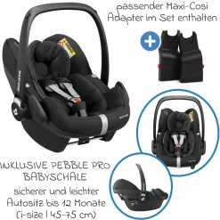 3in1 Kinderwagen-Set Salsa 4 Air - inkl. Babywanne, Autositz Pebble Pro, Sportsitz, Greifling, Buggybuch und XXL Zubehörpaket - Aloe