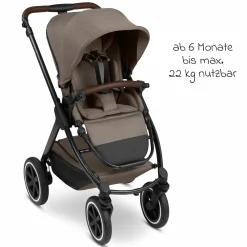 3in1 Kinderwagen-Set Samba 2 - inkl. Babywanne, Autositz Pebble Pro, Sportsitz mit XXL Zubehörpaket - Pure - Nature