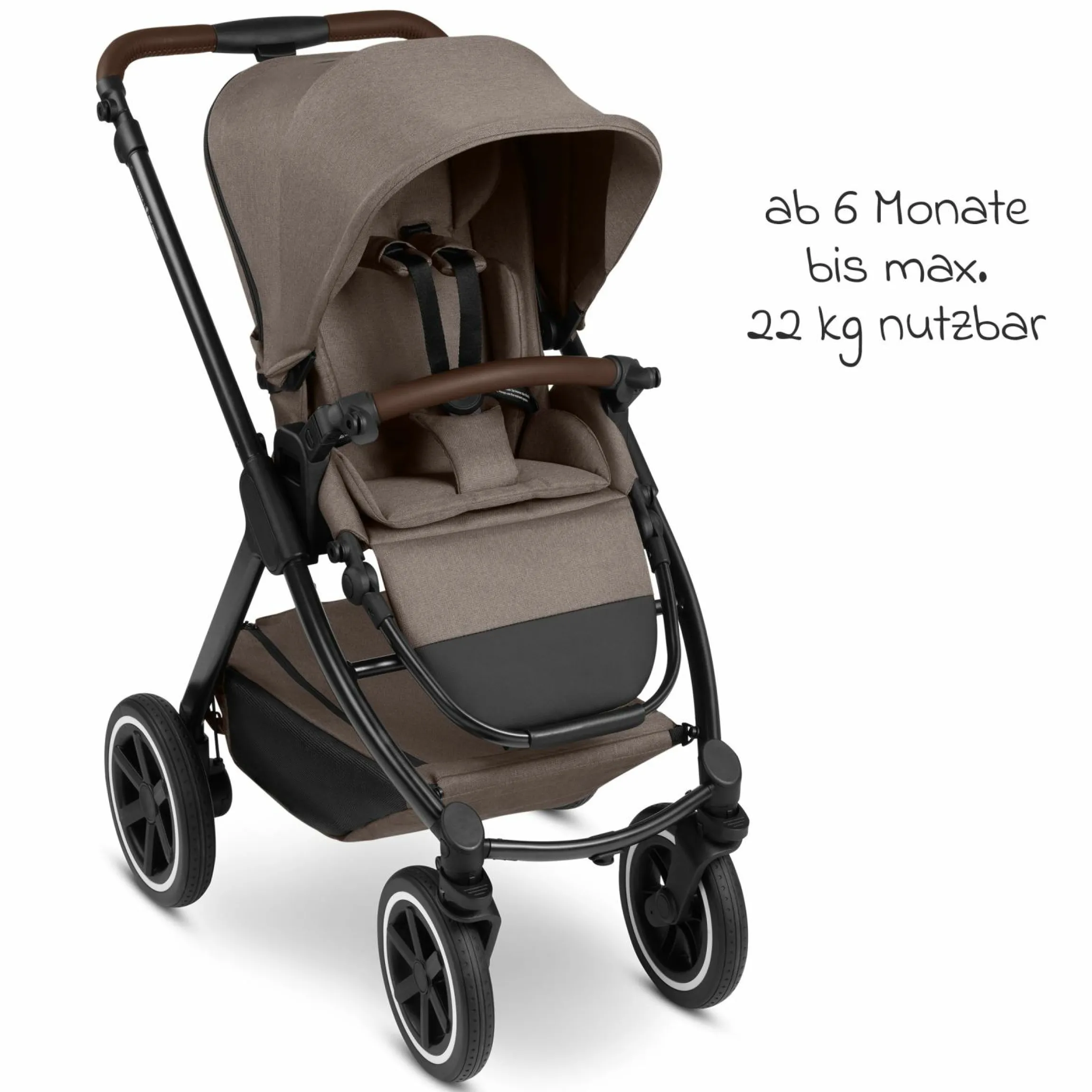 3in1 Kinderwagen-Set Samba 2 - inkl. Babywanne, Autositz Pebble Pro, Sportsitz mit XXL Zubehörpaket - Pure - Nature