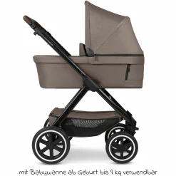 3in1 Kinderwagen-Set Samba 2 - inkl. Babywanne, Autositz Pebble Pro, Sportsitz mit XXL Zubehörpaket - Pure - Nature