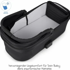 3in1 Kinderwagen-Set Samba inkl. Babywanne, Babyschale Tulip, Sportsitz & XXL Zubehörpaket - Aloe