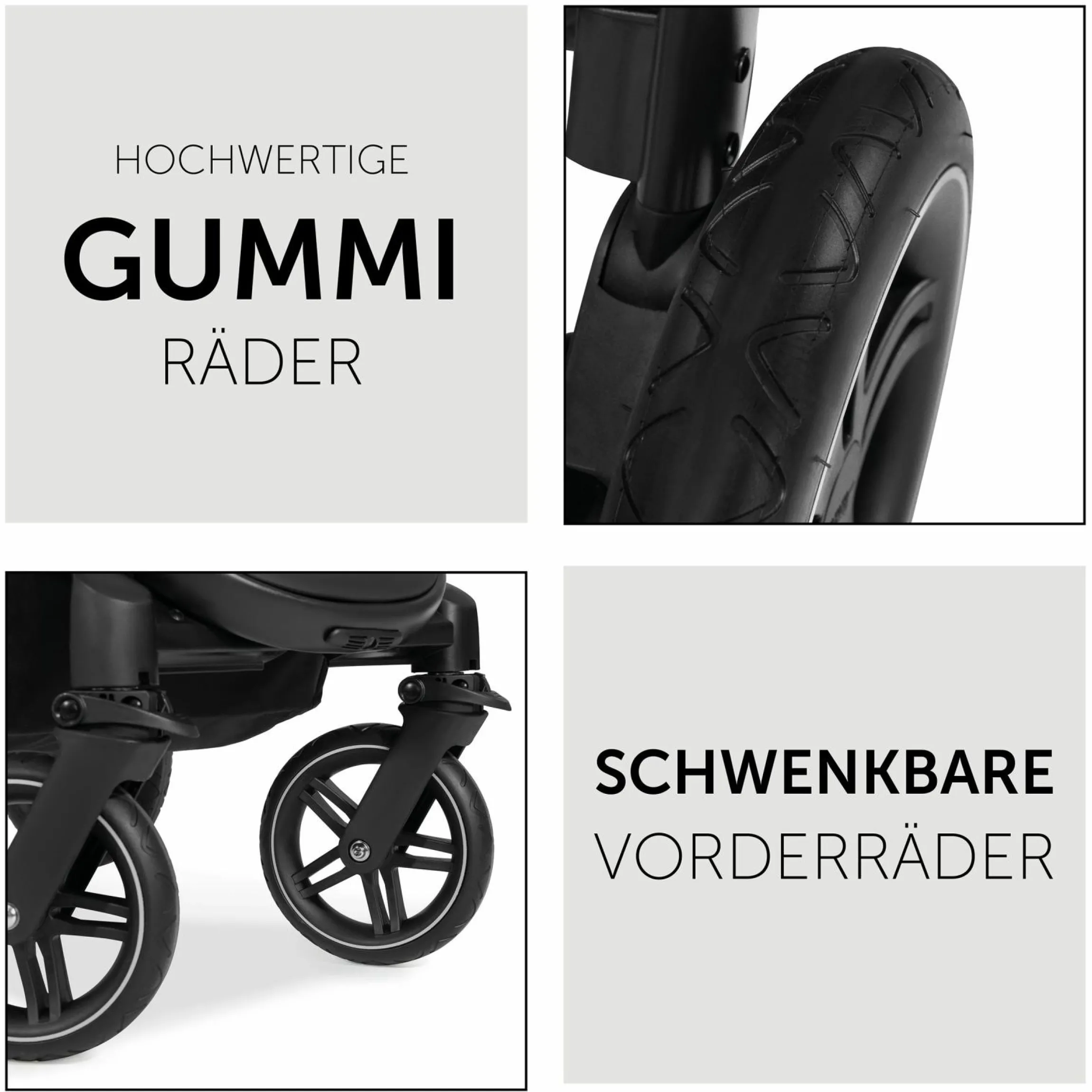3in1 Kinderwagen-Set Saturn R Trio Set inkl. Maxi-Cosi i-Size Pebble Pro & XXL Zubehörpaket - Melange Black